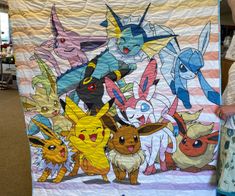 Rachel's Pokemon quilt for her grandson