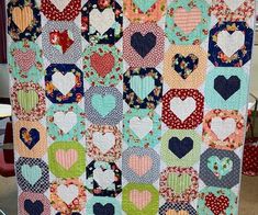 Lynn's Valentine Hearts Quilt