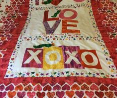 Bev's latest quilt for her daughter's new grandson
