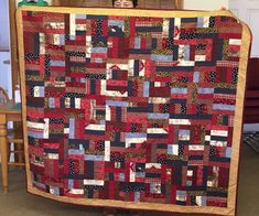 Another quilt by Cheryl, this time quilted on her Moxie