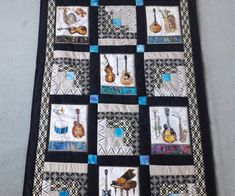 Christine Holyhead's musical quilt