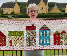 Dolores's houses table runner