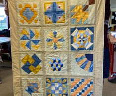 Jane's newest sampler quilt created in Jenny's BOM project