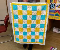 A baby quilt by our new member Jennie